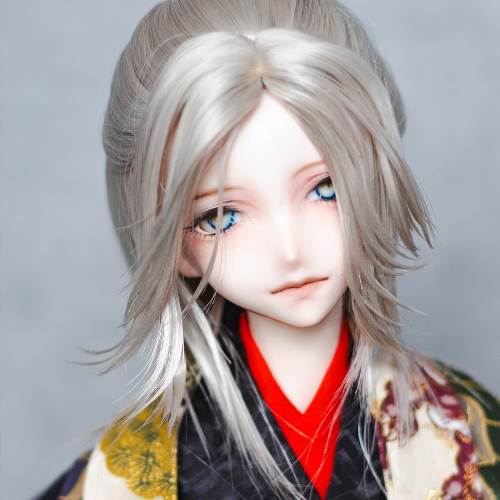 WIG TYPE.04/結い上げウルフ/ tied wolf cut hair