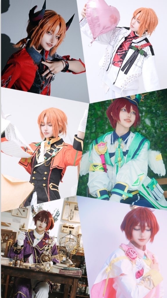 「あんスタ」月永レオ&朱桜司 コスプレ写真集