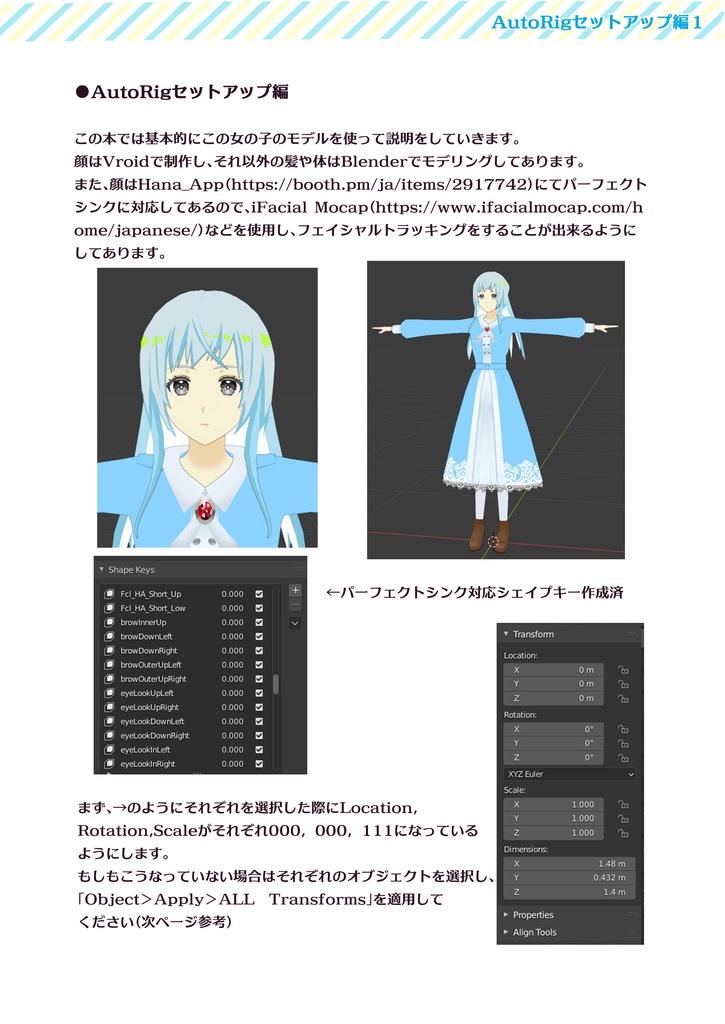 BlenderセットアップTips_AutoRig+QuickRig編
