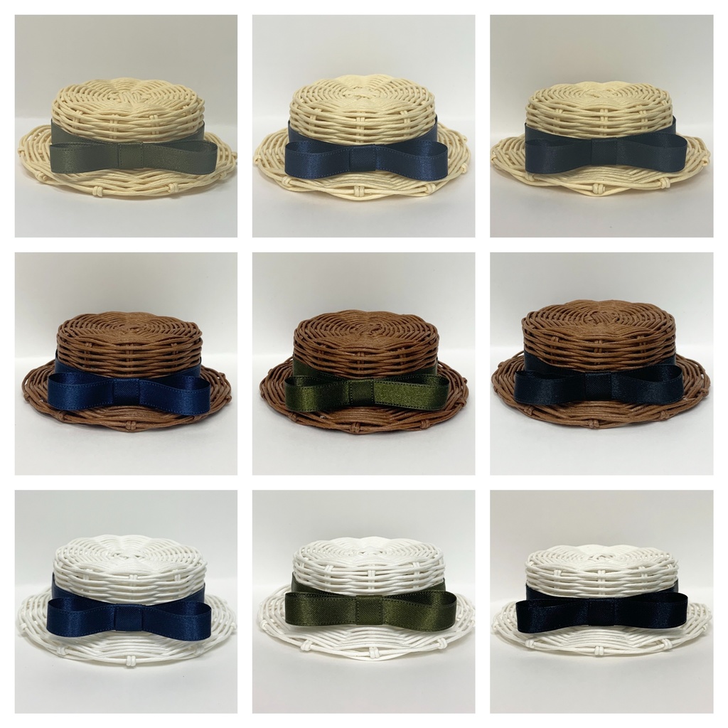 ぬいぐるみ用 麦わらカンカン帽