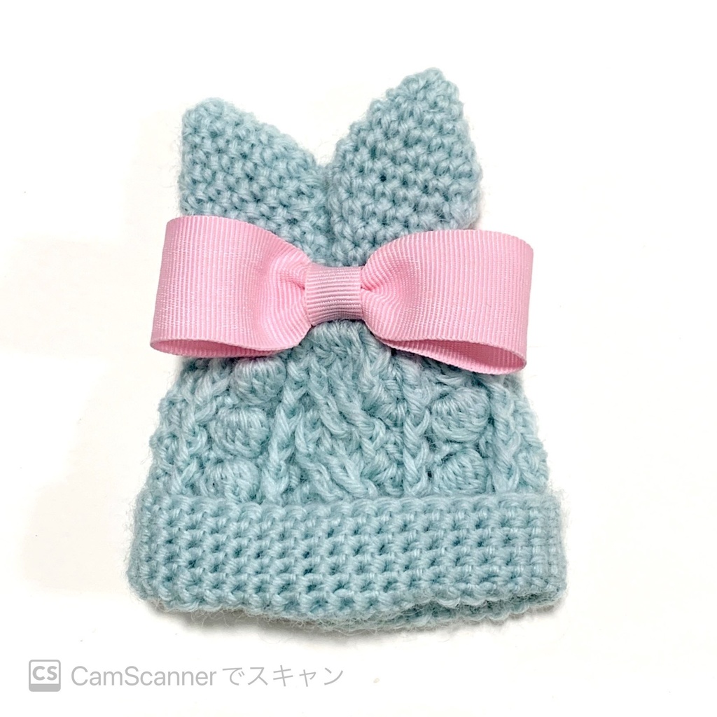 うさ耳ニット帽子