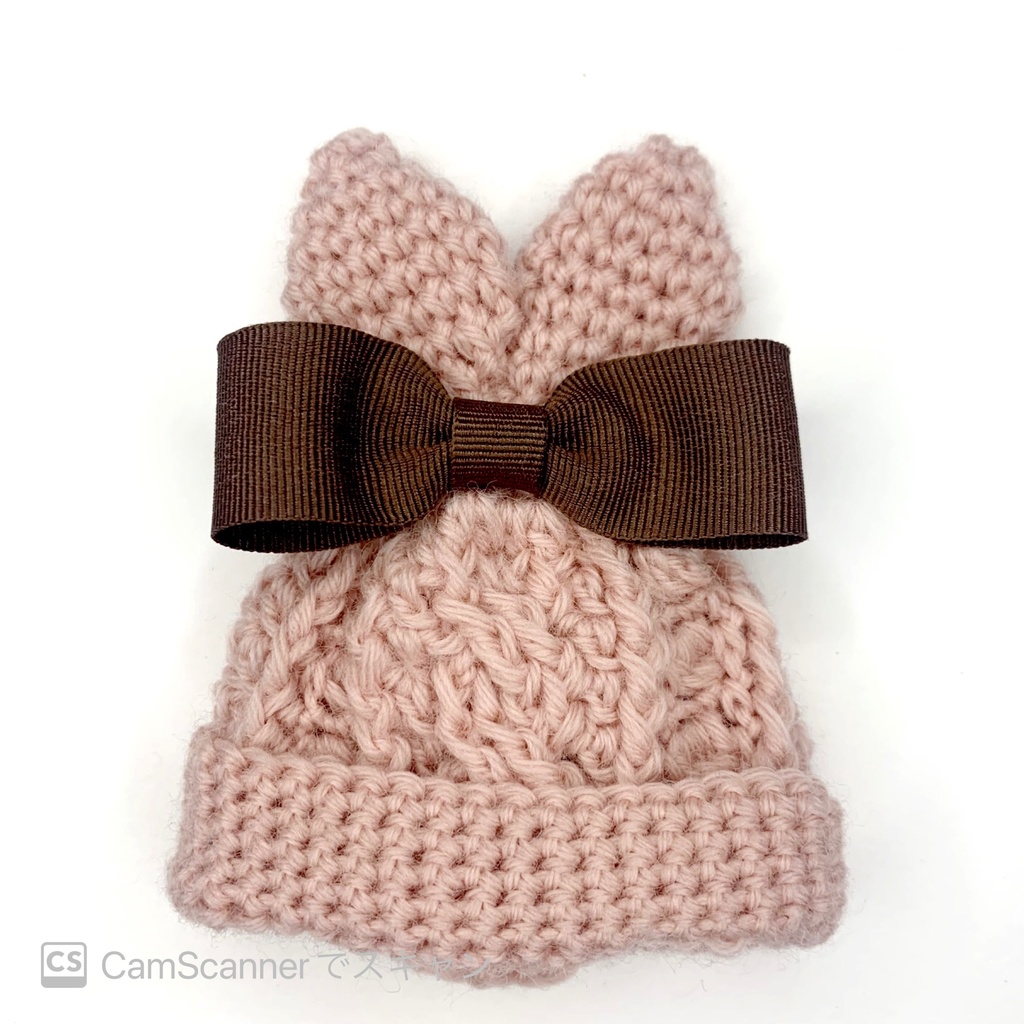 うさ耳ニット帽子