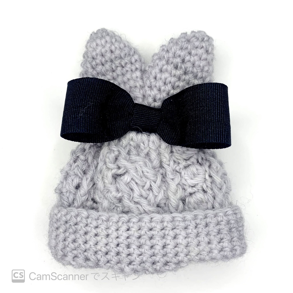 うさ耳ニット帽子