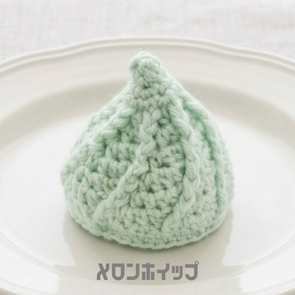 ホイップクリーム帽子-wool-