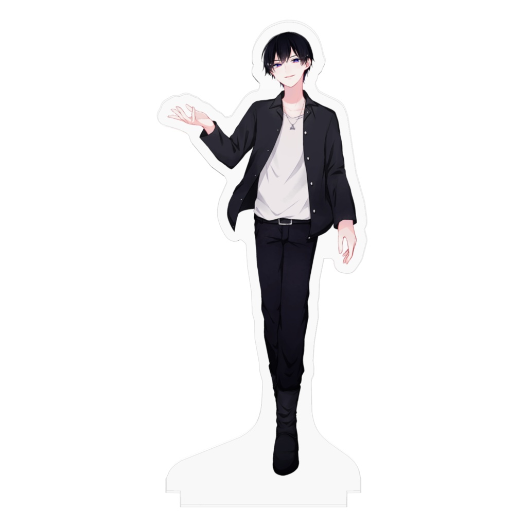 結城穹立ち絵 通常服正面ver. アクリルフィギュア - 100x100mm