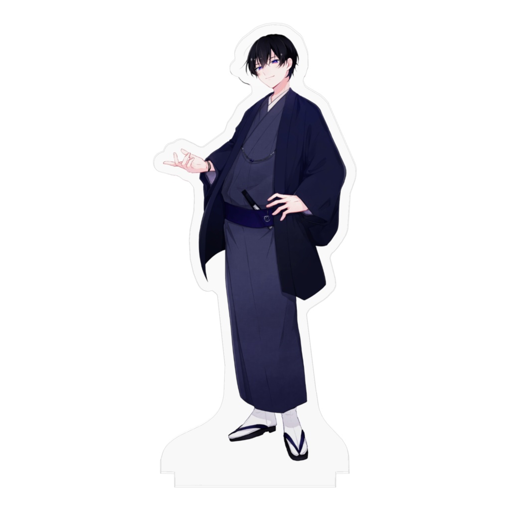 結城穹立ち絵 着物ver. アクリルフィギュア - 100x100mm