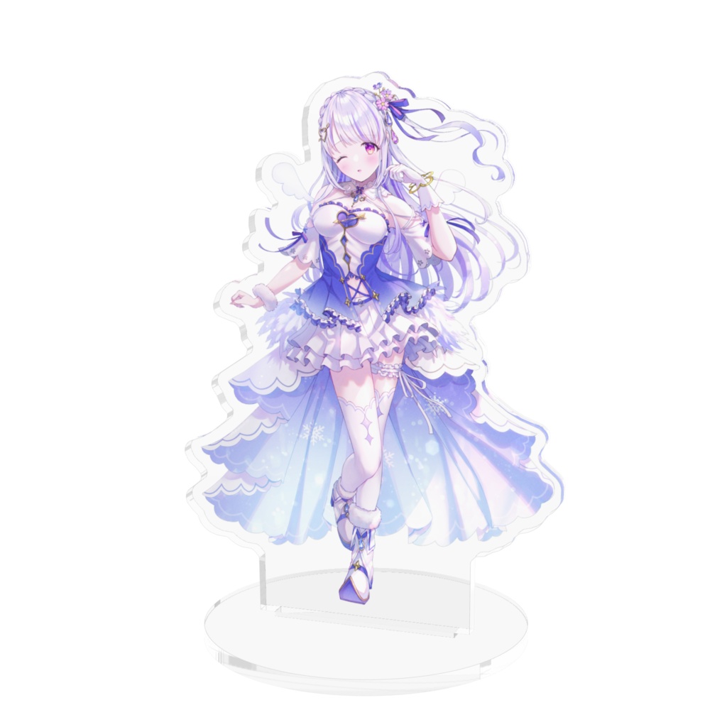 水雪花音 キービジュアル アクリルフィギュア ウィンクver.