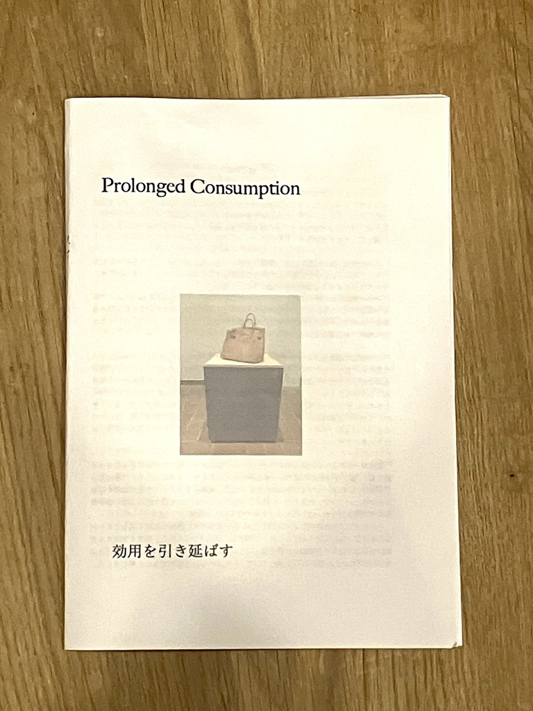 効用を引き延ばす:Prolonged Consumption (送料込)
