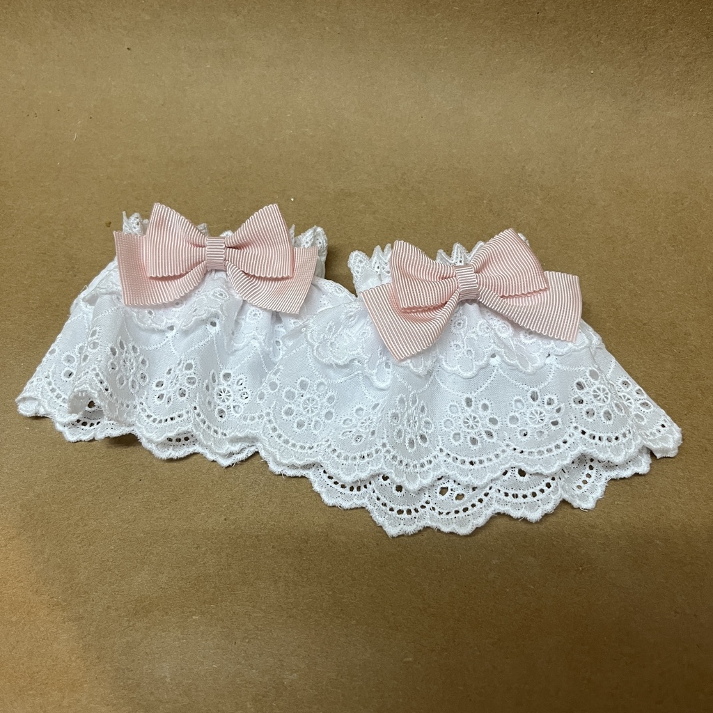 【NEW】綿レースのお袖留め【B品・サンプル品扱い】