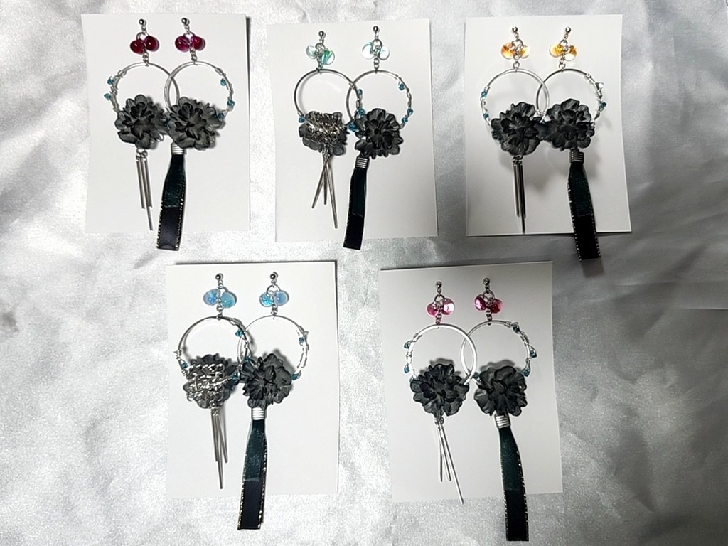 翠花、ひとつ消ゆイメージピアス