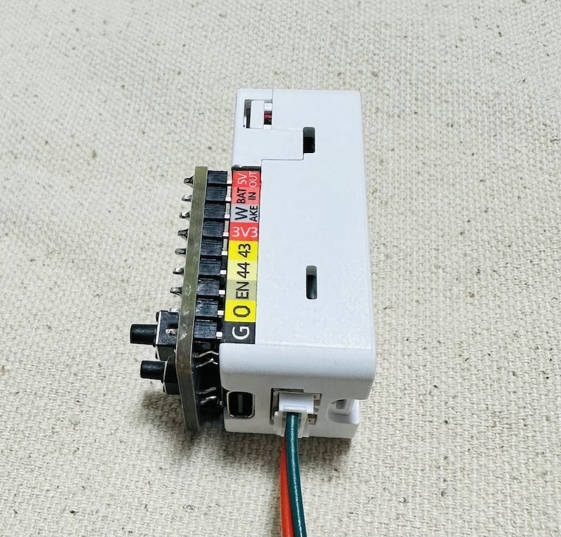 M5Capsule用カワイイ拡張基板 CAPSULE-2BTN-ALLwire