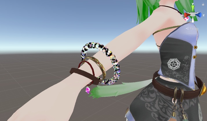 メッシュパーティクルブレスレット