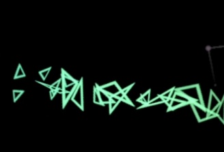 ダンス(の時に見栄えが良くなりそうな)パーティクル