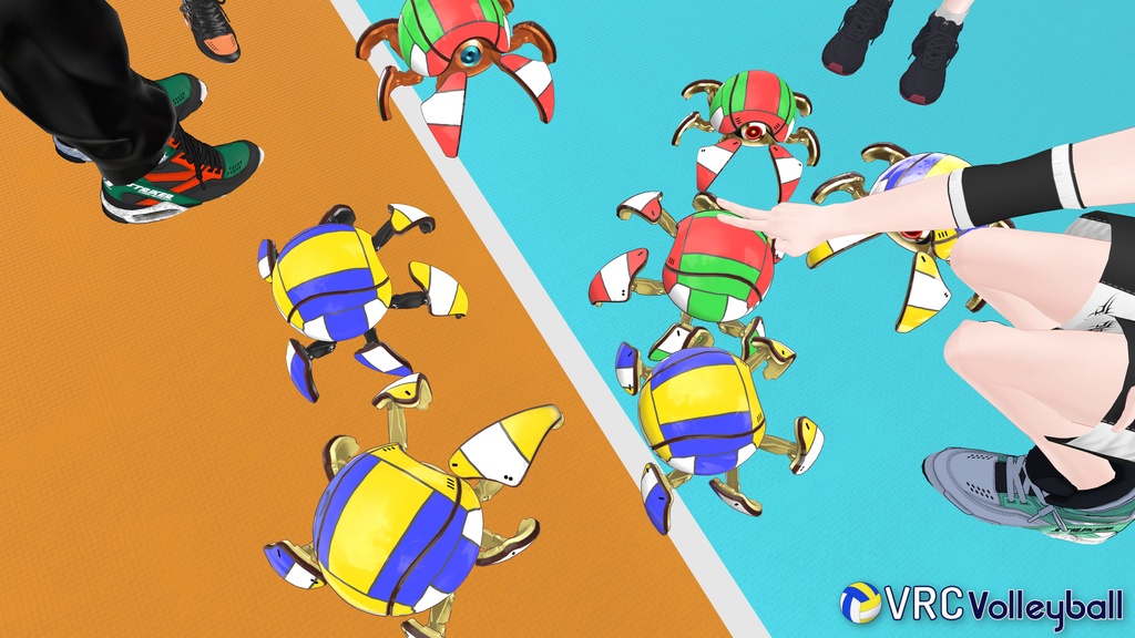 カニタマ用 ゆるゆるバレーボールテクスチャ