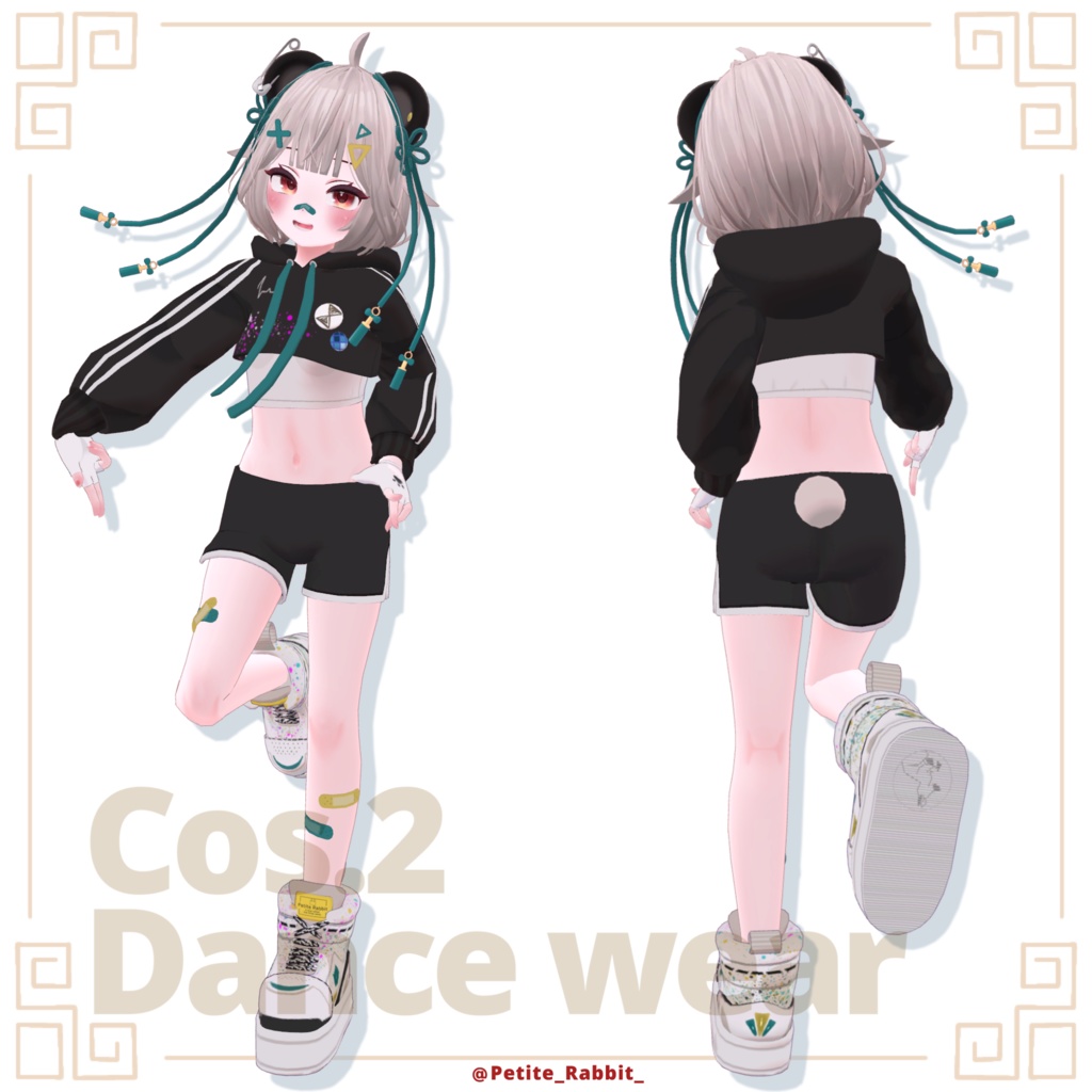 ギミック搭載【可爱(くーあい)】-Kuai- オリジナル3Dモデル