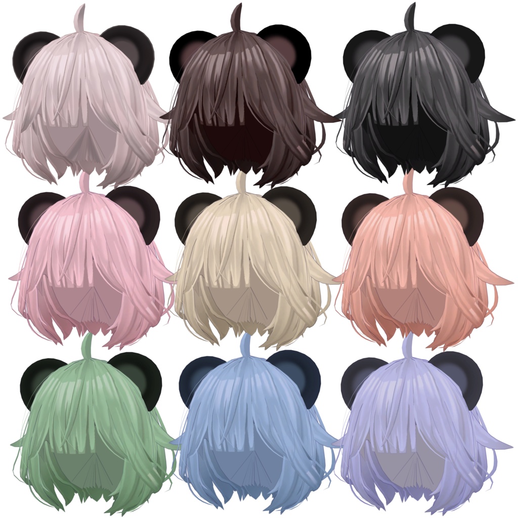 ギミック搭載【可爱(くーあい)】-Kuai- オリジナル3Dモデル