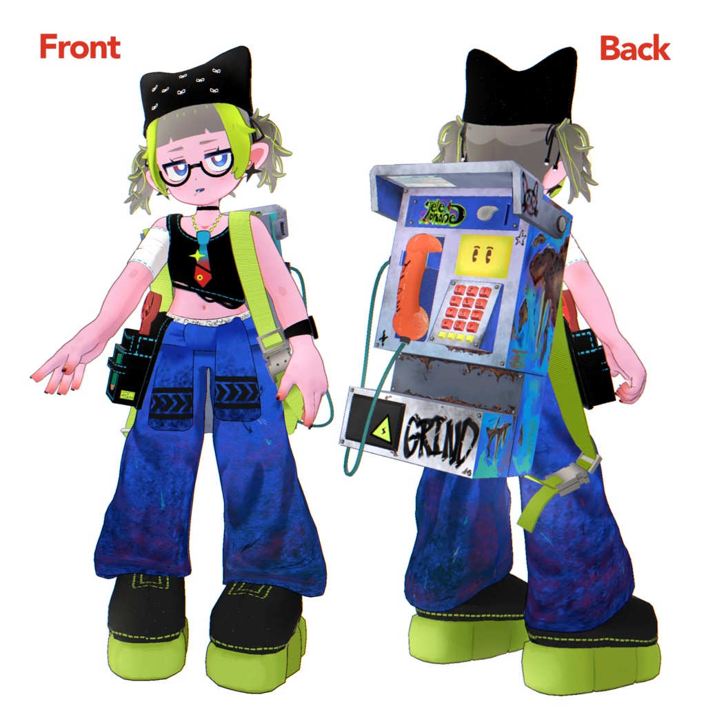 【ベルチカ】-Belltica-オリジナル3Dモデル