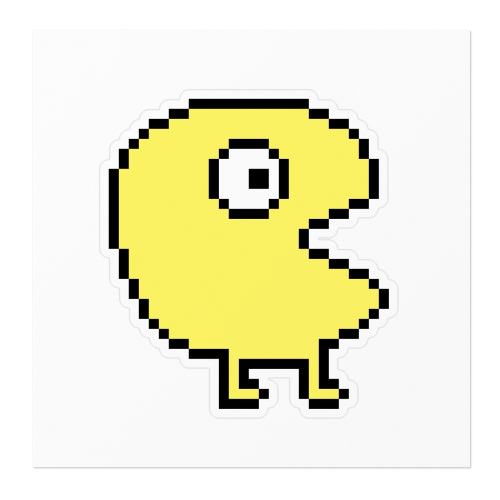 パクパクちゃんのステッカー