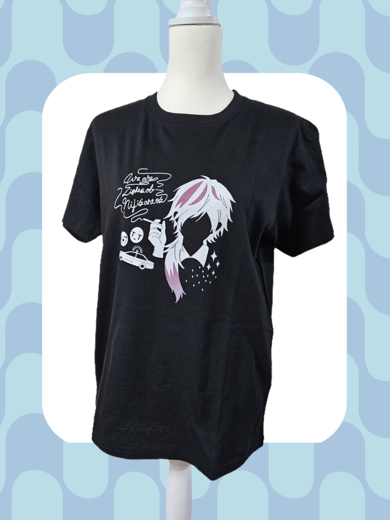 【非公式】にじGTA警察イメージTシャツ【一部受注期間中】