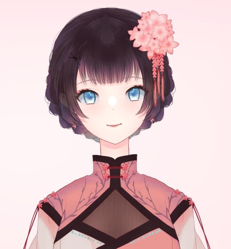 【VTubeStudio簡易確認済み】Live2Dモデル:侍女風女の子