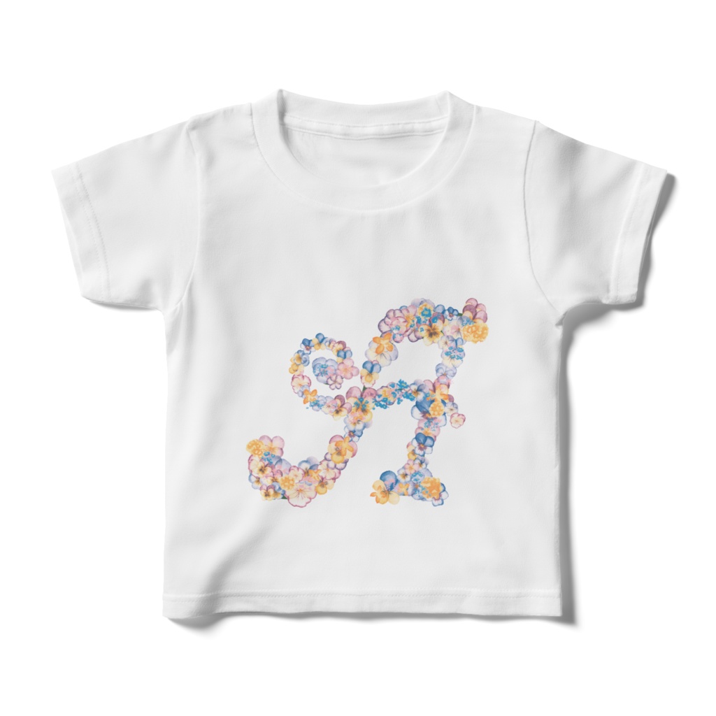 Flower‐Alphabet ”A” キッズ kids