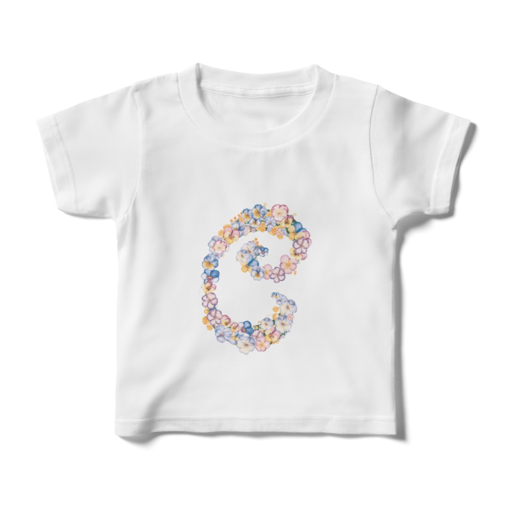 Flower‐Alphabet ”C” キッズ kids