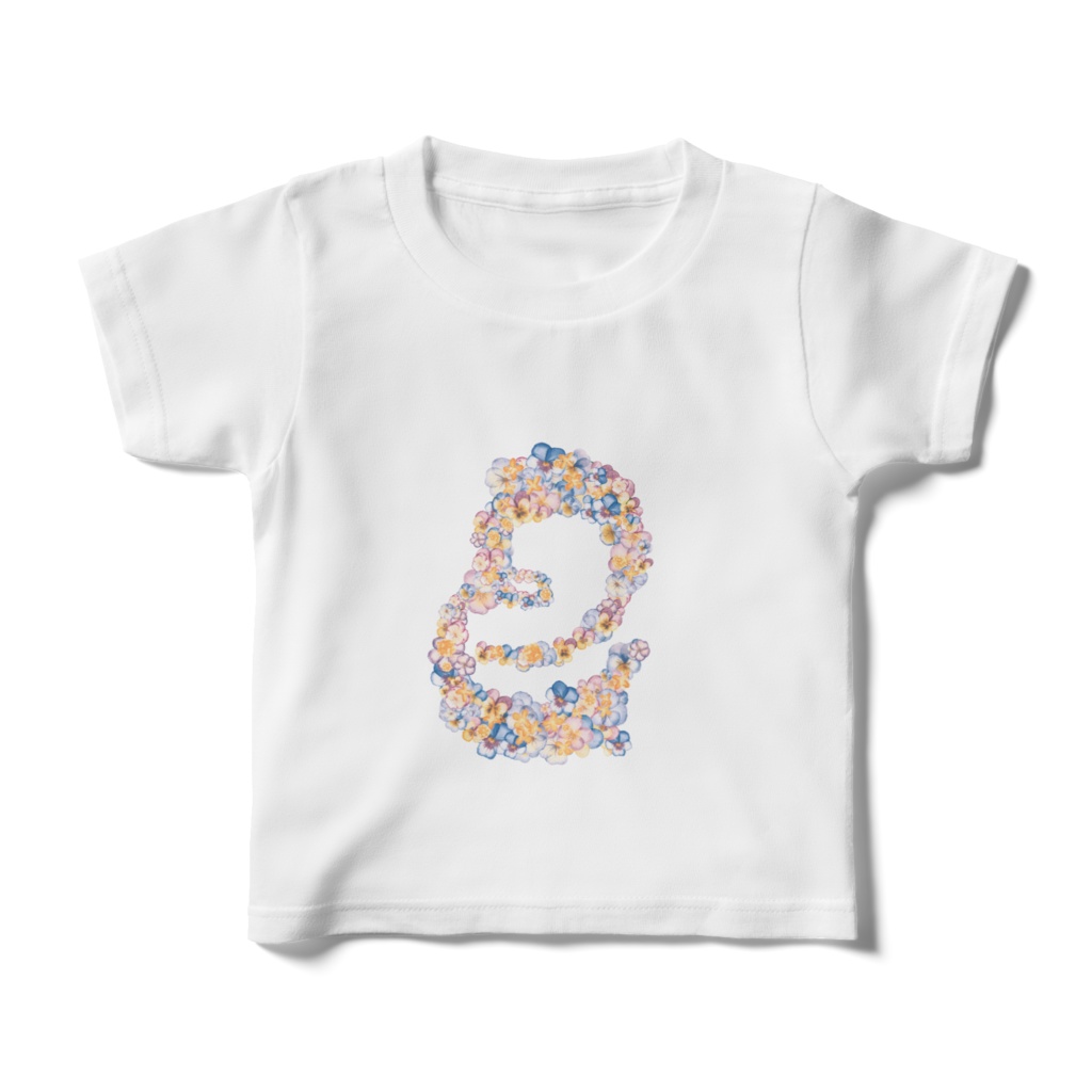 Flower‐Alphabet　”E” キッズ　kids