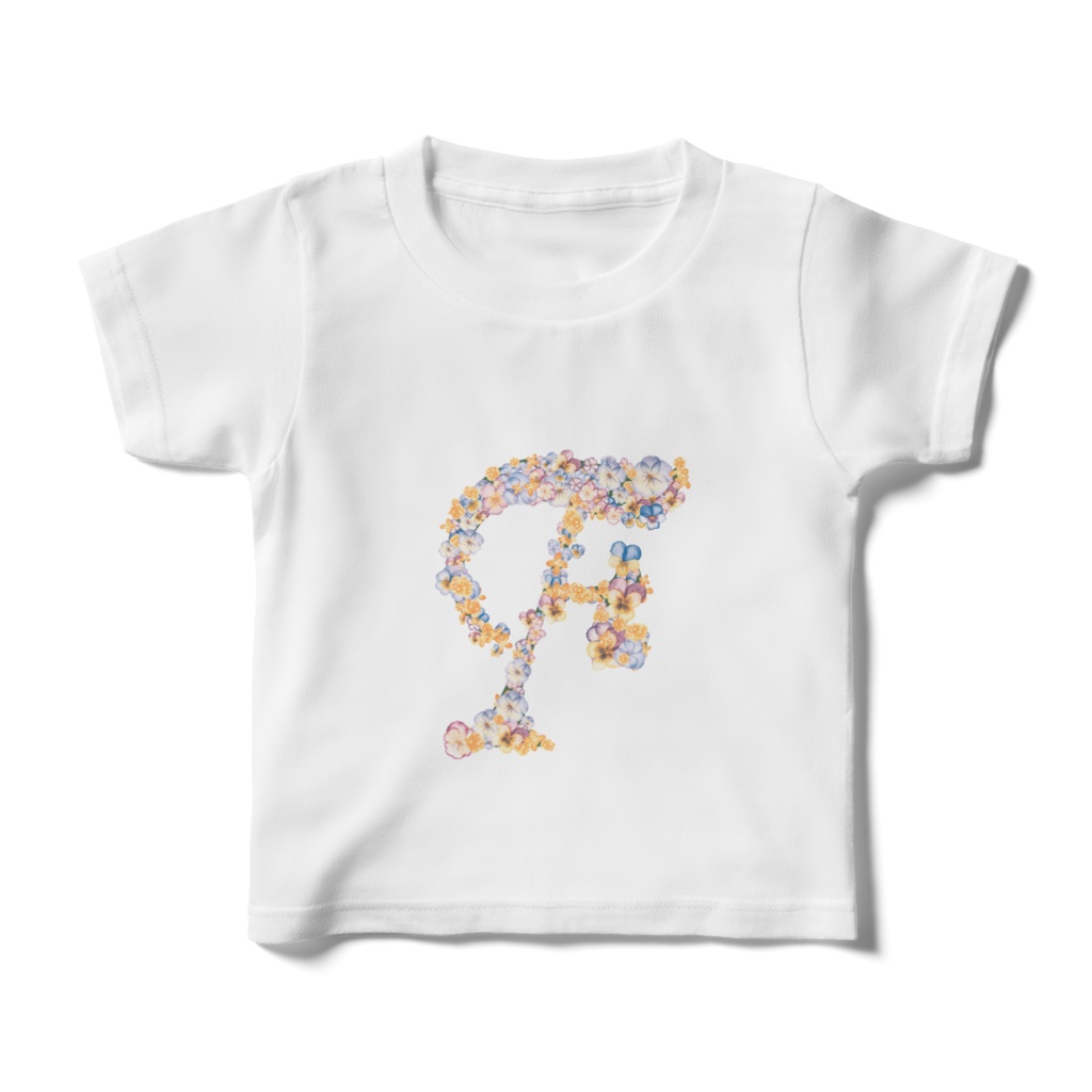 Flower‐Alphabet ”F” キッズ kids