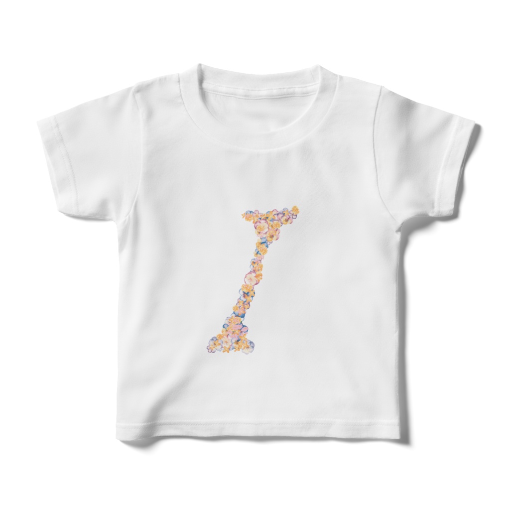 Flower‐Alphabet ”I” キッズ kids