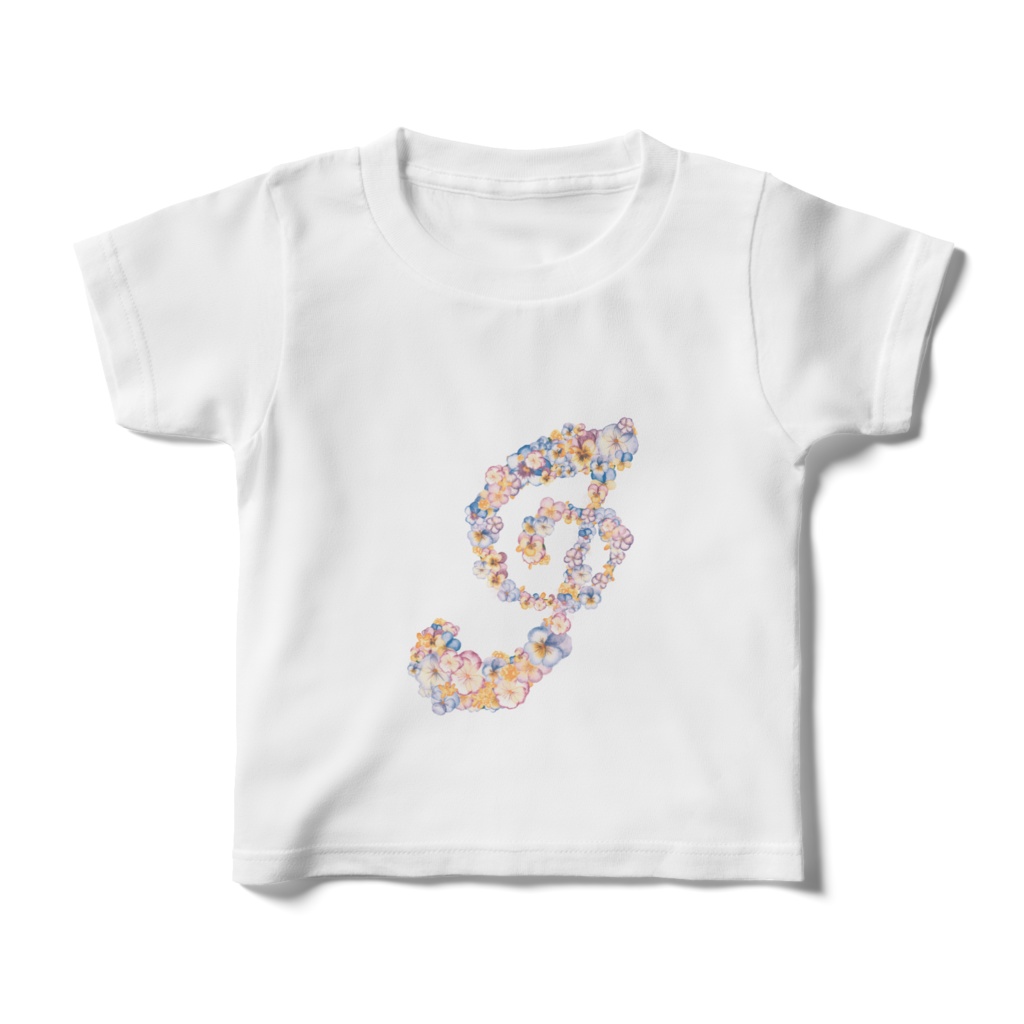 Flower‐Alphabet ”J” キッズ kids