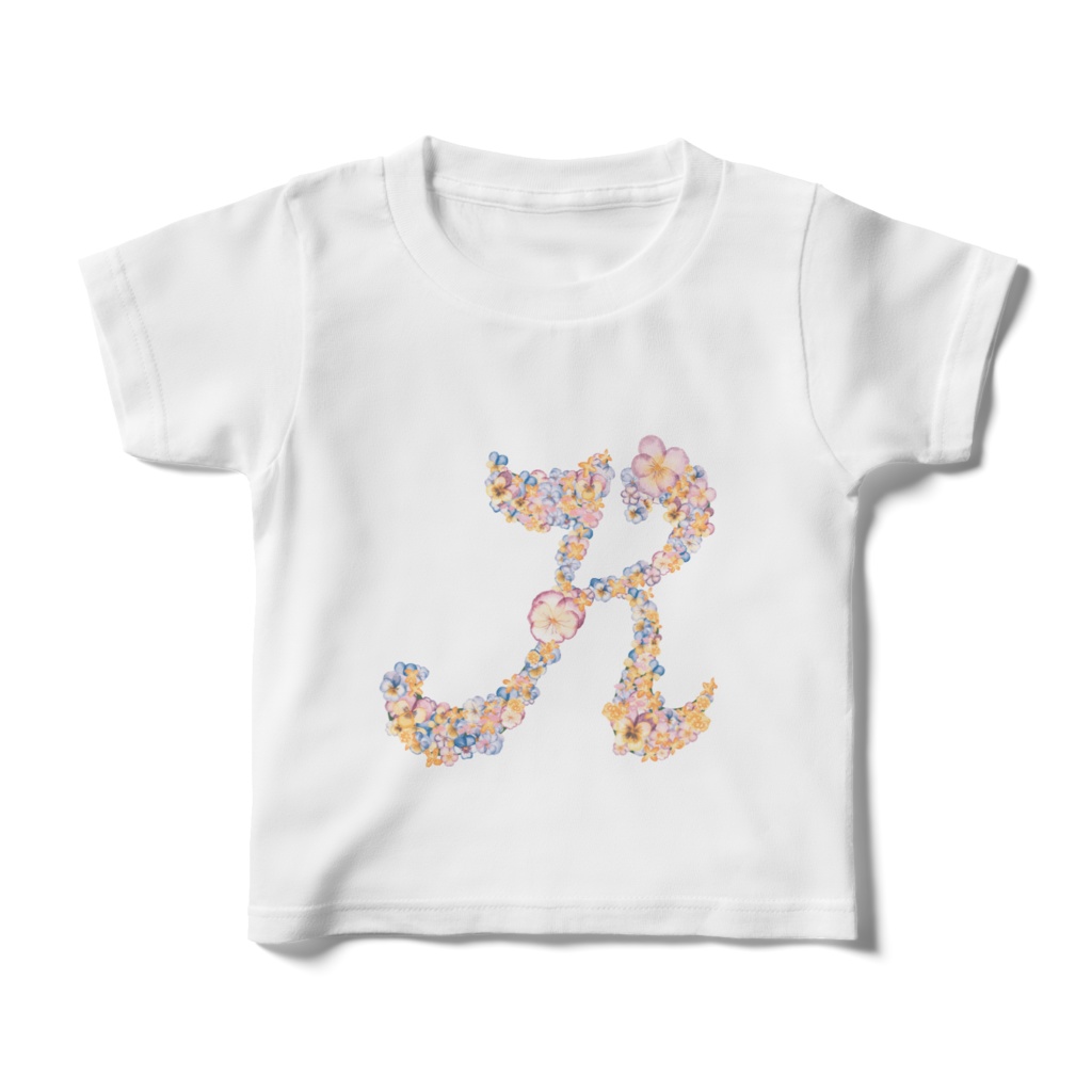 Flower‐Alphabet　”K” キッズ　kids