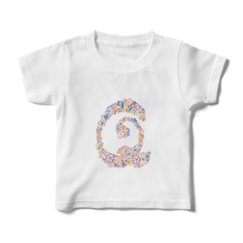Flower‐Alphabet ”Q” キッズ kids