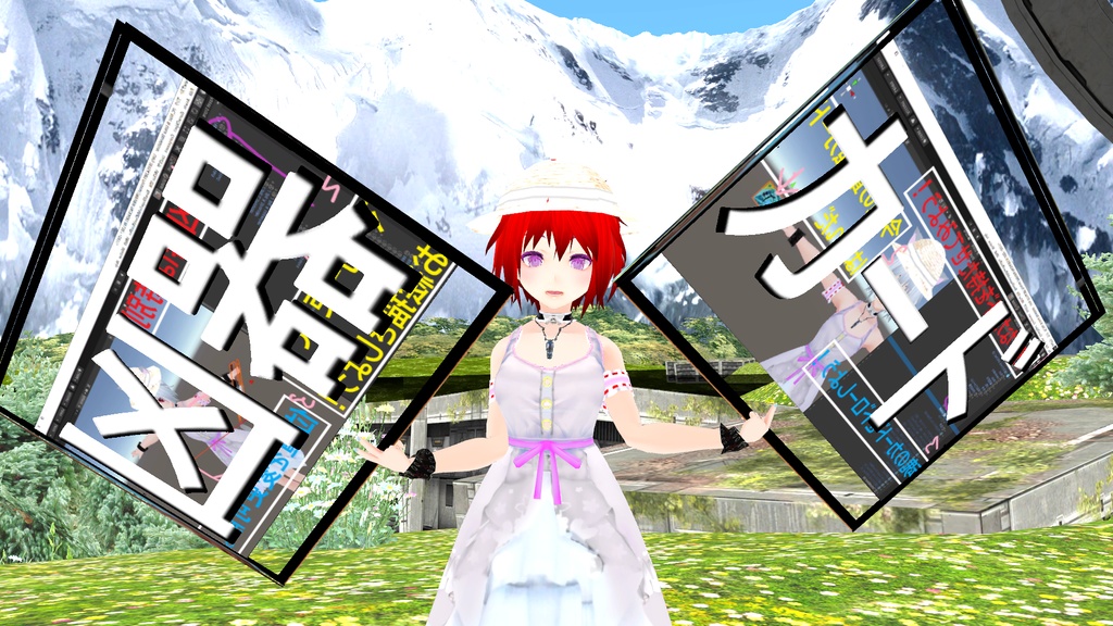 VRchat用アバター 「白猫又のシャル」 オマケつき