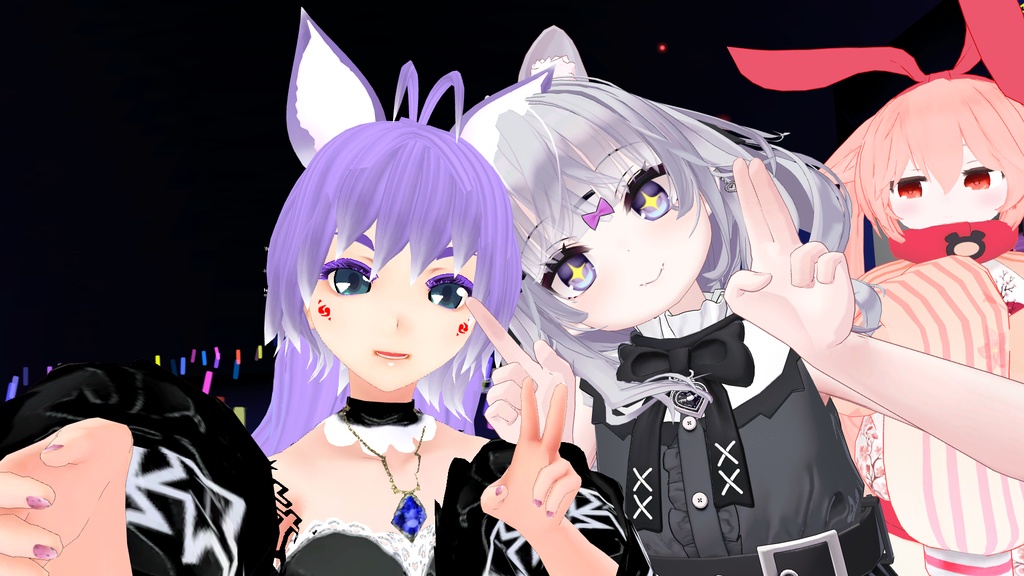 VRchat用アバター「金陽狐のキョウコ」オマケつき