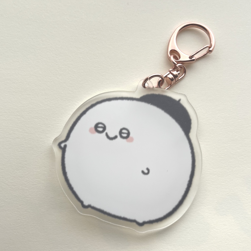 おもちさんのアクリルキーホルダー(おさんぽ)