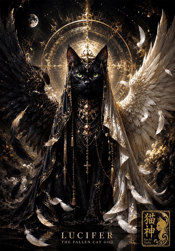 LUCIFER　ー黒輪の堕天ー　A4 poster