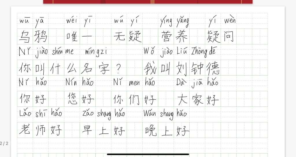 iPadのgoodnotes5で使う「中国語写経ノート」〜好きのついでに語学学習〜