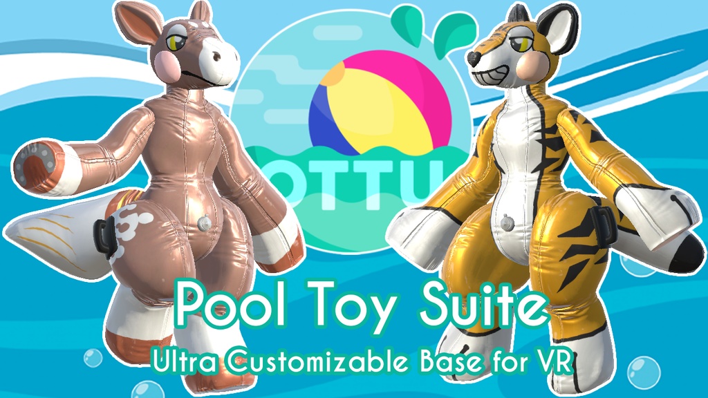 オリジナル3Dモデル【OTTU Pool Toy Suite】
