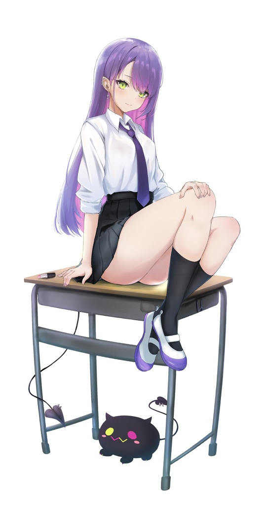 常闇トワ　アクリルスタンド　制服衣装