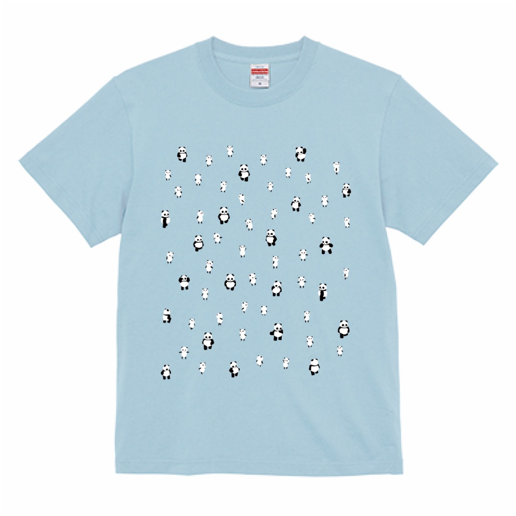 けぱぴぴがいっぱいTシャツ(ライトブルー)