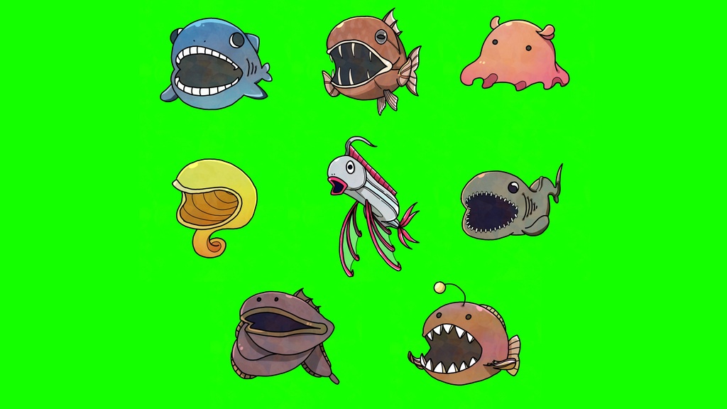 深海魚アニメーション