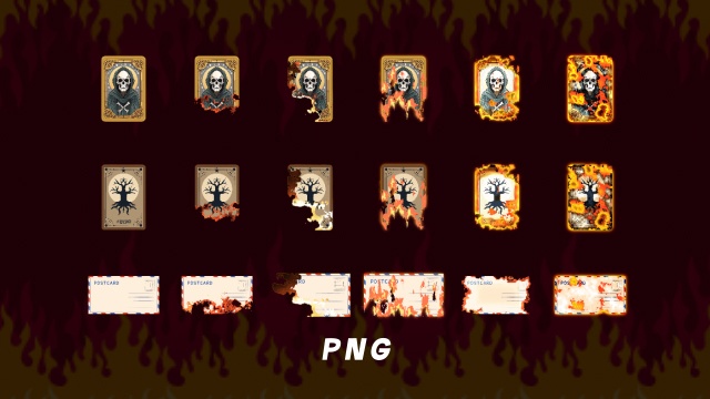 【PNG無料】炎と煙【APNG】