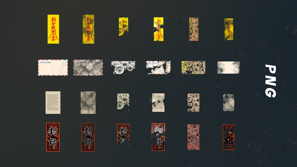 【PNG無料】水と泡【APNG】