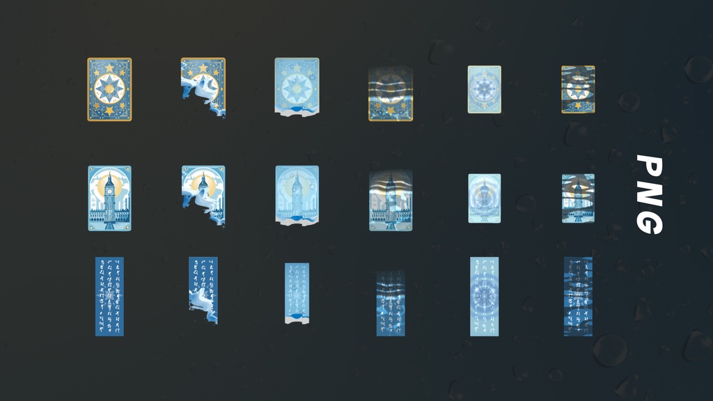 【PNG無料】水と泡【APNG】