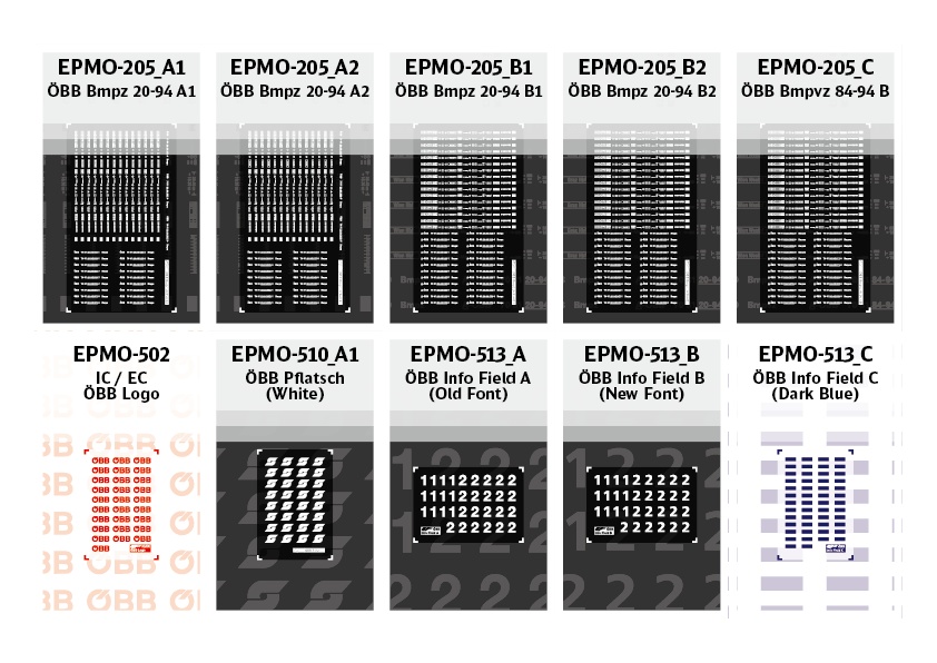 EP3D-027:車両キット ÖBB Modularwagen