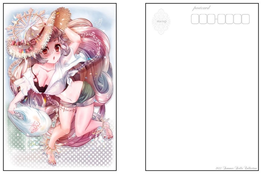 2022 SUMMER Dolls Collectionポストカード三種