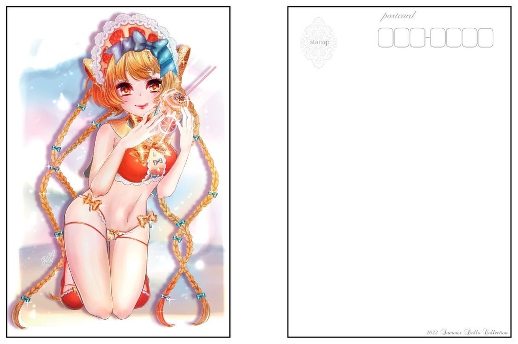 2022 SUMMER Dolls Collectionポストカード三種