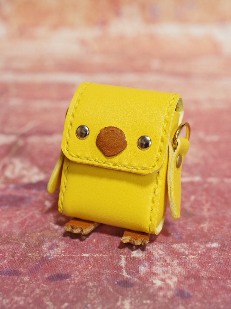 1/3ドール用革のひよこショルダーバッグ