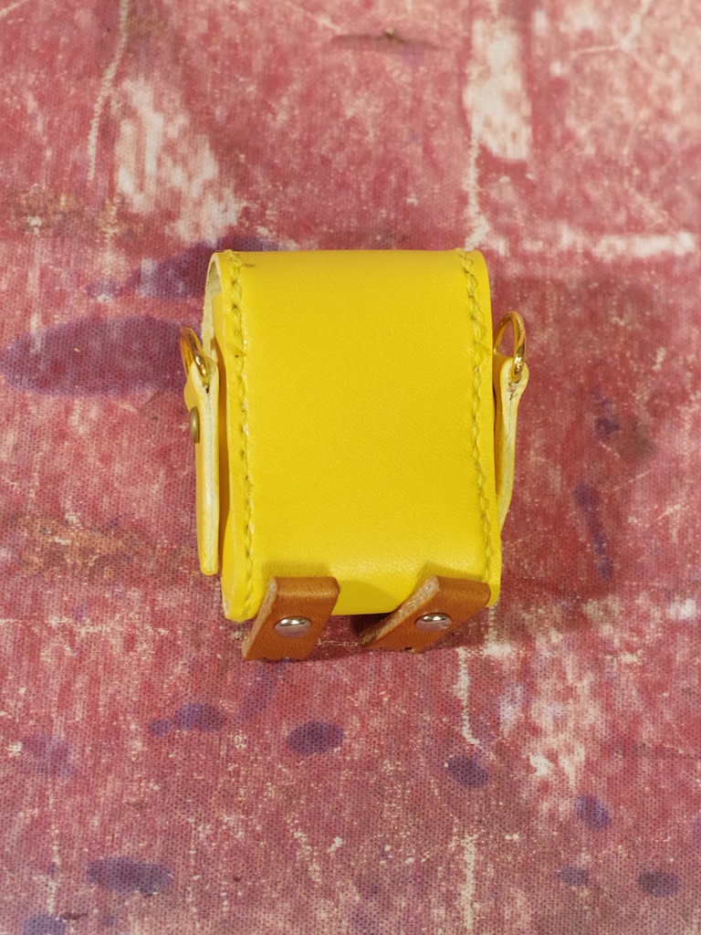 1/3ドール用革のひよこショルダーバッグ