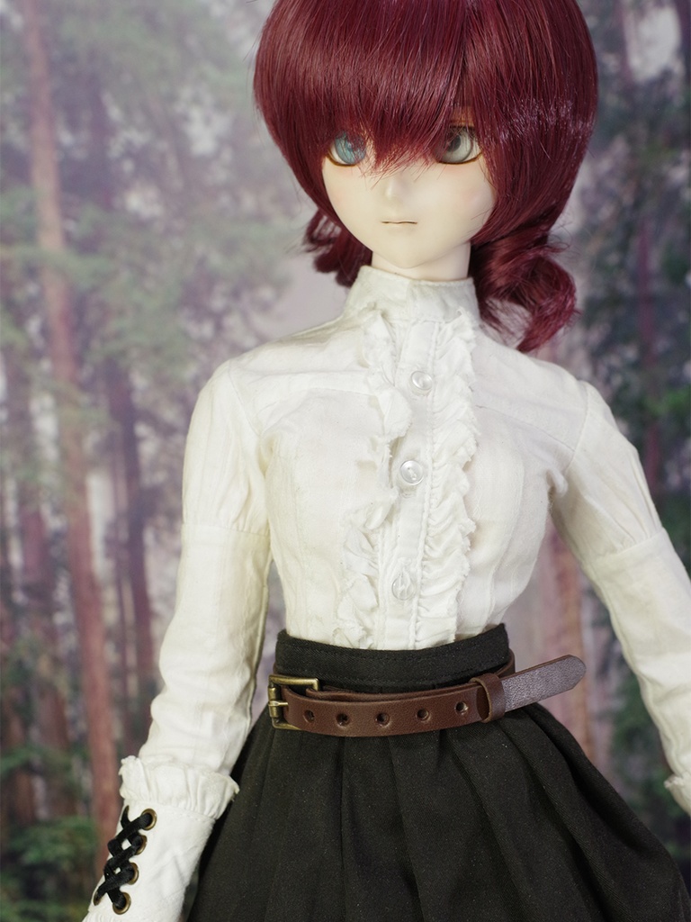 1/3ドール用Newレザーベルト(ダークブラウン/ブラック)